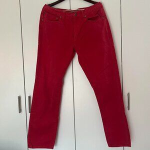Gap 1969 slim fit jeans (red wash)
